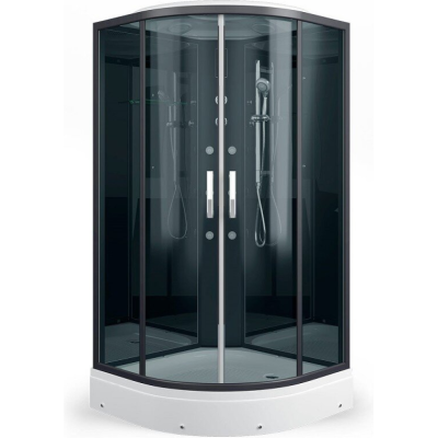 Душевая кабина ERLIT 57 ER571017-C24-RUS тонированное стекло